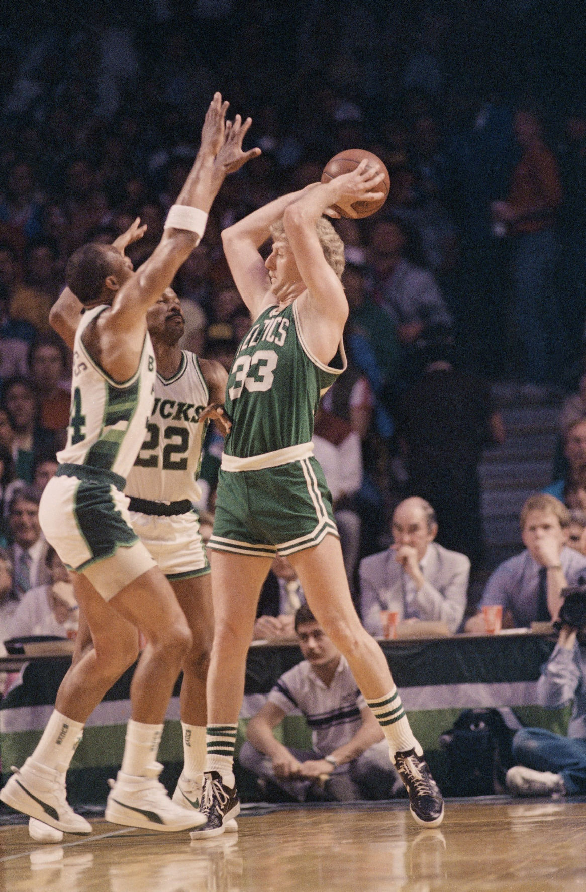 Bucks vs Celtics NBA Playoffs - 1986